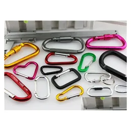 Открытые гаджеты 7 Color 45 B/D Ring Carabiner Ring Keyrings Key Chain Camp Cam