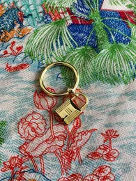 Charms Women Silk Scarf Ring Buckle Broochs 90cm sjalar Scarves Button Elegant Style Accessories Canedas