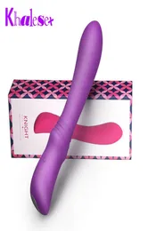 Khalesex New 9 Speed ​​Av Magic Wand Vibrator 여자를위한 성인 섹스 토이 S 스팟 클리토리스 항문 진동 자위기 섹스 프로디트 상점 Y19152058