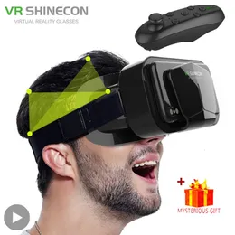 3D Virtual Reality VR VR Glasses per telefono Smartphone mobile Helmet da 7 pollici con i controller Game Wirth Real Viar Goggles Y240424