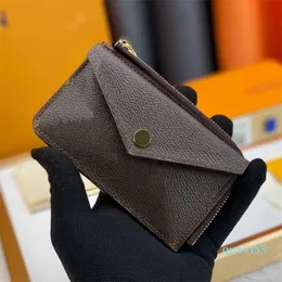 Porta della scheda di moda Designer Recto Borse da donna Mini Organizzatore Zippy Portafoglio borsetta per borsetta per sacchetto per la cintura della cintura