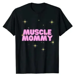 Женская футболка тренажерный зал Muscle Mom насос насос крышка женская футболка Y2K Top Showings Цитата Письмо Печать Фитнес Футйн