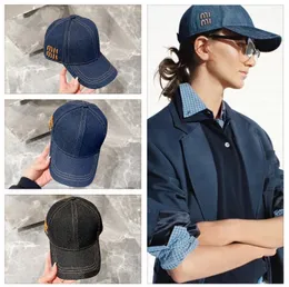 Designer miuccia glamour glamour feminino chapéu de bola sênior primavera/verão chapéu de cowboy chapéu de sol proteção