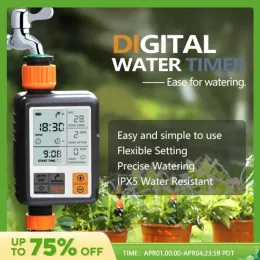 Decorações automáticas digitais eletrônicas de água eletrônica do sistema de jardim irrigação de água controladora de timer ue plug, plug plug