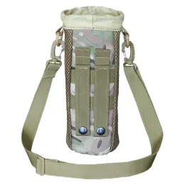 1 pcs Multi-purpose outdoor water bottle bag tactical outdoor water bag travel hiking hiking thermos cup bag