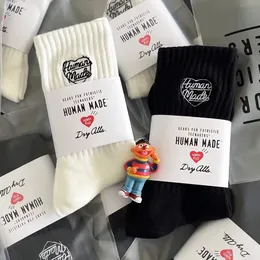 Frauen Männer Socken lässige weiße hochwertige Baumwollsocken