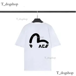 EV Luxury Designer M Luxury Mens T Shirt Chest Letter Printed Top Summer M-shaped Brand Oversized Tshirt Hip Hop Y2k Edge Street 150