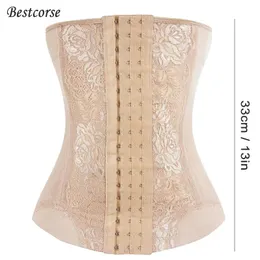 Xs Goda de cintura Shaper para mulheres Treinador de cintura respirável de cinto de emagrecimento com ganchos de aço Corset Tomme Long Gaine Post Partum 240428