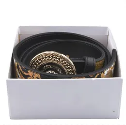 Designer Belt Men bälten för kvinnor 4,0 cm bälten varumärke HEAD MEDUSA BUCKLE BB SIMON BELTS äkta läderbälten Man och Woman Dress Belt Belts Säljare Ceinture