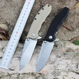 الكلاسيكية 0562 زعنفة قابلة للطي سكين Elmax Stone Wash Drop Point Blade G10 + مقبض المقبض الفولاذ المقاوم للصدأ محمل سكاكين EDC