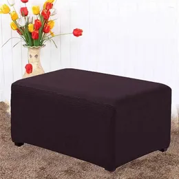 Chair Covers Long Footstool Removable Sofa Cover Washable Pedal Protector Elastic Futon