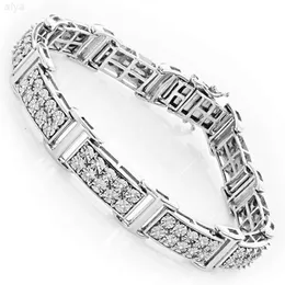 Модный браслет хип -хоп мужчины 925 Серебряные серебряные ювелирные ювелирные изделия оптовые мужские браслеты кубинцы Чиан Панк
