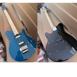 Ernie Ball Music Axis Electric Guitar Yoldam Yorgan Üst Çift Sarma Vibrato Sistemi Profesyonel Gitar