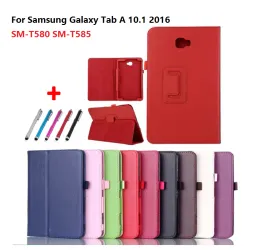 Fall für Samsung Galaxy Tab A 10.1 Case 2016 T580 T585 A6 Tablet PU Lederabdeckung für Samsung Tab A6 10.1 SMT580 SMT585 10 1 Funda