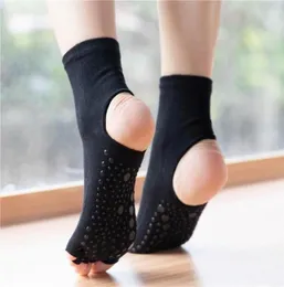 Sports Socks Mulheres Yoga Antislip Quickdry O amortecimento Pilates Ballet Good Grip para Five Fingers Fitness Cotton5597064