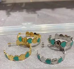 Original Designerohrringe Hoops t Buchstaben Edelstahlherzen Luxusohrringe 925 Klassische Gold Silber Ohrringe für Frauen Lady Geschenke