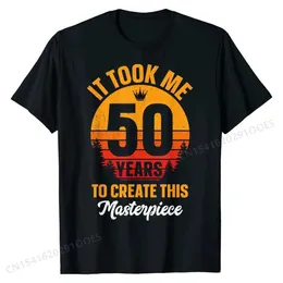 T-shirt maschile divertente T-shirt di 50 anni T-shirt 50 ° compleanno Gag Gift Idea T-shirt Tops Tops