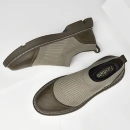 Casual Shoes Fashion Märke Mäns konferensverksamhet Höjd version Låg topp mångsidig loafers Gratis leverans