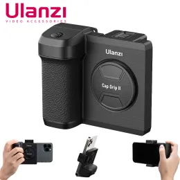 Sticks Ulanzi CapGrip II Smartphone Handheld Selfie Booster Hand grip Bluetooth Remote Control Phone Shutter for iPhone Android Phone