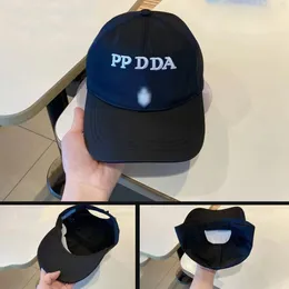 Pride Fashions Luxury Designer Baseball Cap 2024 PRA Officiell webbplats Samma stil 1: 1 Hat Classic Brodered P Letter Logo Sun Hat For Men and Women