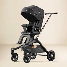 Kinderwagen# hohe Sichtbarkeit tragbarer Kinderwagen Compact Leichtes Reisen für Säuglinge und kleine Kinder mit 360 Swinging -Sitzen Q240429 geeignet