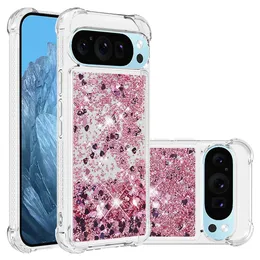 Telefonfodral för Google Pixel 9 8 8A 7A 7 Pro Moto G Stylus Power Play 5G 2024 Quicksand Stuffsäkert Case Cover