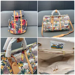 Große Kapazitäts -Rucksack -Designer für Männer Umhängetasche Blume Computer Handtasche Christophers Frauen Rucksack Reisetasche Kepaal Reisetasche Zaino Uomo