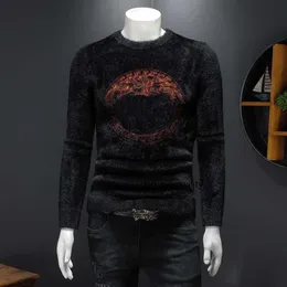 mens sweatshirt designer hoodie mink velvet embroidered round neck hoodie men's and women's fashion long-sleeved t shirt high quality pullover coat