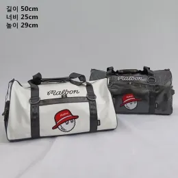 Väskor Horse Golf Bag 2023 New Malbon Golf Brand Boston Golf Bag DoubleLayer Sports and Leisure Golf Handbag Golf Pouch Clothing Bag