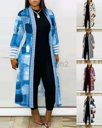 Giacche da donna cappotto designer cappotto patchwork a maniche lunghe