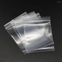 보석 파우치 1 팩 4 6/5 7/6 8/7 10cm 벌크 두께 포장 지퍼 ZIPPENT LOCK Reclosable Plastic Clear Bag.