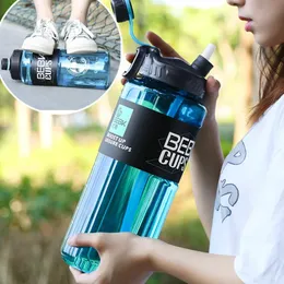 Sturdy 2L 3L Larger Gym Water Bottl for Sport Bottle with Straw School BPA FREE Waterbottle Drink Bottles Travel Kettle 240419