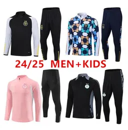 23-24 -25 Algeria Tracksuit Mahrez Maglie da calcio Magni per bambini Algerie Bounedjah Surviter Maillot de Foot Feghoul Sports Allenamento calcio di calcio