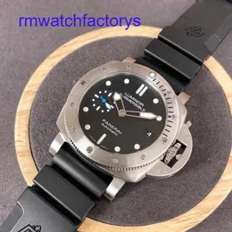 Exciting Wrist Watch Panerai Submersible Series 42MM Men's Automatic Mechanical Calendar Display Fashion Casual Luxury Watch Black Dial Band PAM00682