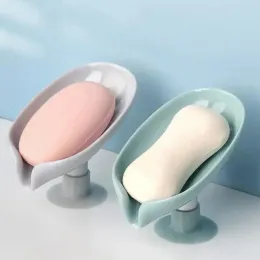 Set di sapone per la tazza di aspirazione per la doccia per bagno porta sapone portatile porta vassoio di spugna di plastica per accessori per la cucina del bagno