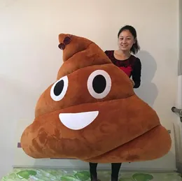 1PC Poop Plush Pillow Funny Toy Triangle Emotion Cushion Cute Decorative Stuffed Brown Gift for Kids 240426
