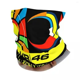 Scarves 2024 Rossi Motor Bandana Merch Neck Gaiter Printed Motocross Motorcycle Balaclavas Mask Scarf For Riding Breathable