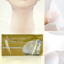Nacken 5pcs Original Koreaner Kollagen Kristall Halsmaske Frauen Aufweiß Antiagging Maske Feuchtigkeitsspezifische persönliche Nacken -Dunkle Hautaufhellung