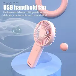 Electric Fans New Portable USB Handheld Fan Mini Electric Fan Rechargeable Silent Pocket Small Cooling Hand Fans Air Cooler Desktop ventilador d240429