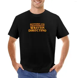 قمم دبابة الرجال من طراز Quentin Tarantino Tit-T-Shirt Tirt Man Summer Thirts Tshirts for Men