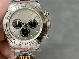 2024 Super edycja zegarki męskie 126509 CAL.4131 Ruch Automatyczny zegarek mechaniczny 40 mm Sapphire Night Glow 904LX Bransoletka ze stali nierdzewnej Timer TimerWatches-1