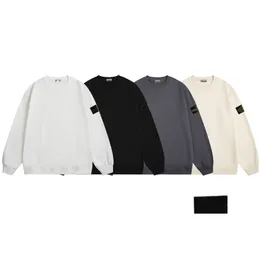 ISLAND New Mens sweatshirts Fashion couple Sweatshirt STONE Double Badge Embroidered Round Logo Long Sleeve loose Cotton Casual Hip Hop Streetwear pullover Coat