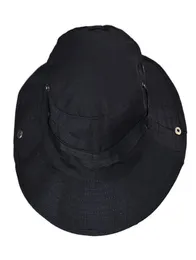 Chapéu de balde Boonie Hunting Pesca ao ar livre Cap brim Bk Caça ao ar livre Cap brim estilo hatt21684636