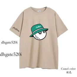 メンズシャツの男性ノクタゴルフポロマルボンゴルフ服メンズTシャツ2024サマーコットントップバケツハット半袖ファッションカップルルーズ服573