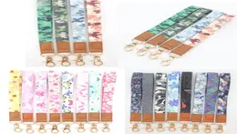 100шт -клавишные на запястье запястье Lanyard Camouflage Strap Band Band Lobster Class Key Chee Chain Holder Key Hand для Girlswomenmen 059184176