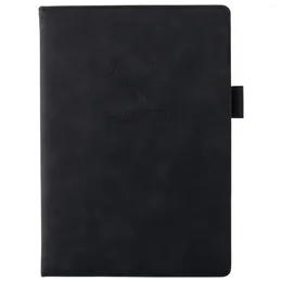 Journal Notebook Daily Business Office Arbeit einfach dickes College -Tagebuchschule versorgt schwarz