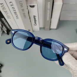 Occhiali da sole di alta qualità personalizzati in stile johnny depp -retro polarizzati in stile retrò può essere prescrizione lemtosh