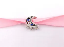 السحر الأصلي المجوهرات 925 Sterling Silver Chain Beads Make Kit Bangle Star Crescent Moon Necklace for Women Men Friend Friend Love 799643C015002513