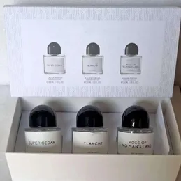 Kit profumo di arrivo di prova 3pcs30ml fragrance spray Super Cedar Blanche Rose di No Man039s Land Colonia di alta qualità Parfum2537123