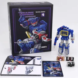 PT-04 Transformation Soundwave PT04 mit Band G1 Mini Pocket War KO DX9 Actionfigur Roboter Spielzeug Kinder Geschenk 240422